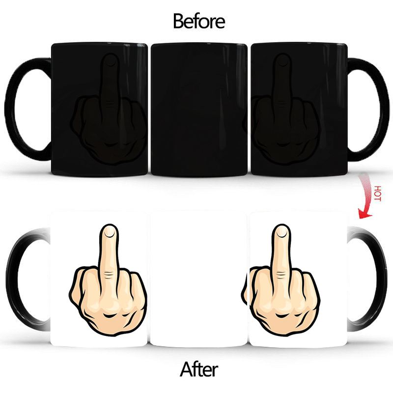 Komik orta parmak renk değişik - Sublimation Mug White incelemesi ve fiyatı